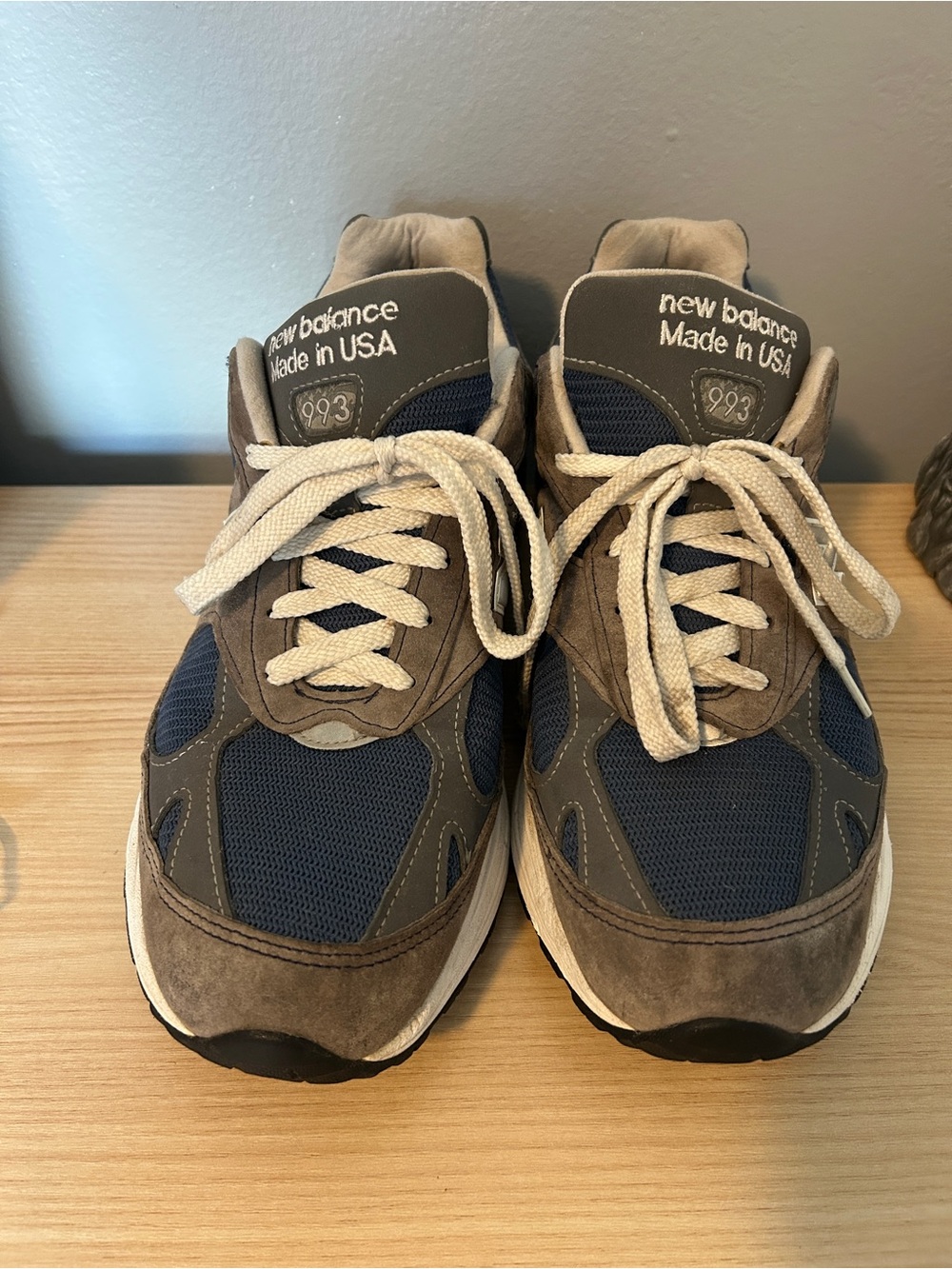 New Balance 993 MR993VI Indigo/Grey Suede size 11